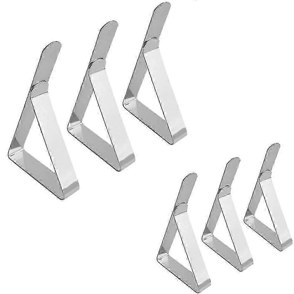 Rust-Proof Stainless Tablecloth Clip Set