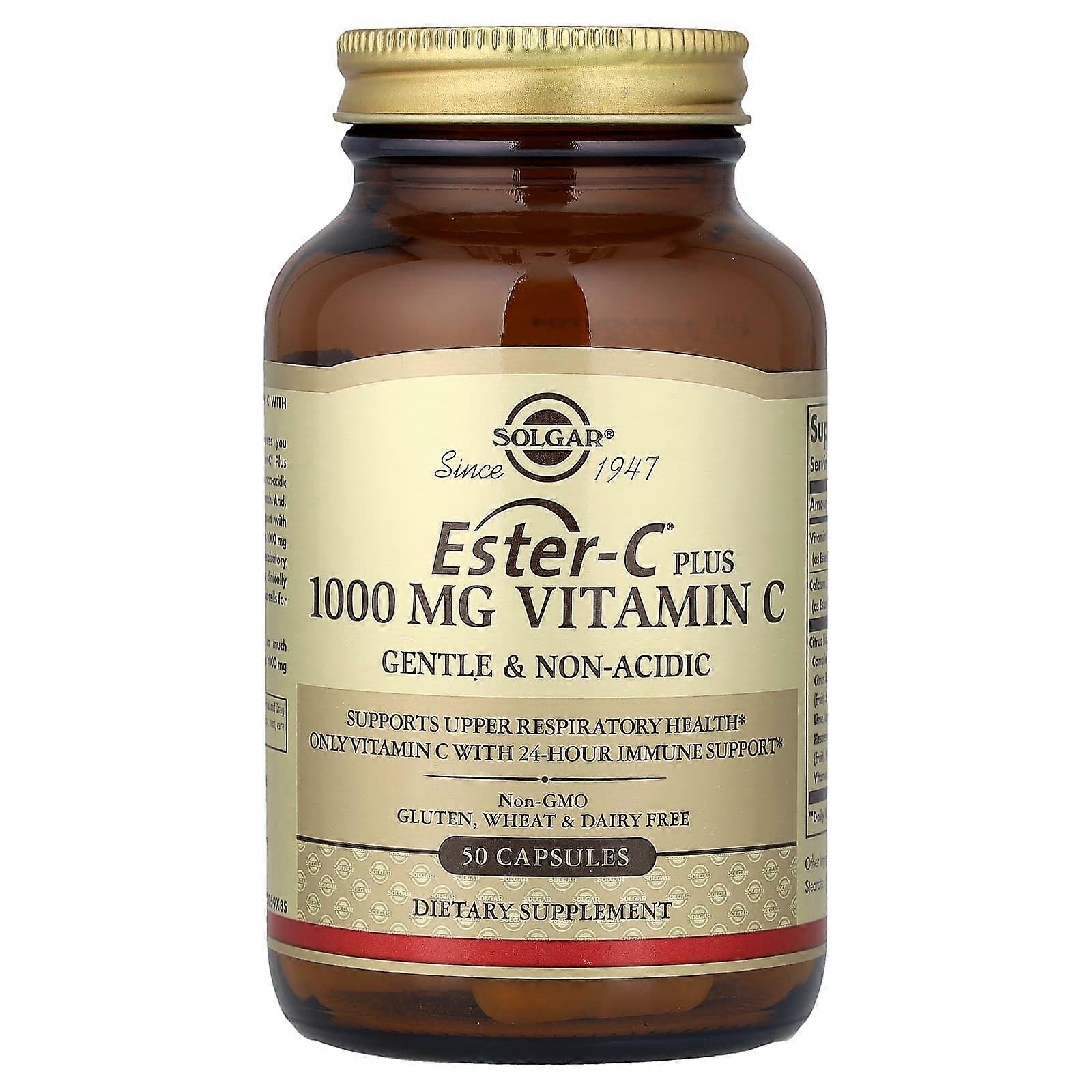 Solgar, Ester-C Plus, Vitamin C, 1,000 mg, 50 Capsules