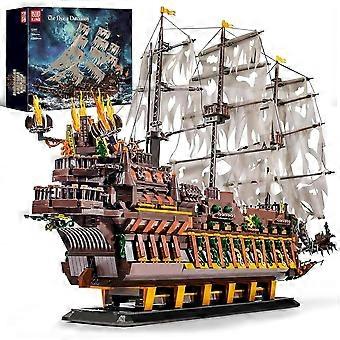 Mould King Pirate Ship Building Blocks Set, 4364 Pieces Large Model Ship with Display Stand, Advanced Construction Kit Gift for Adults & Teens Ages 14