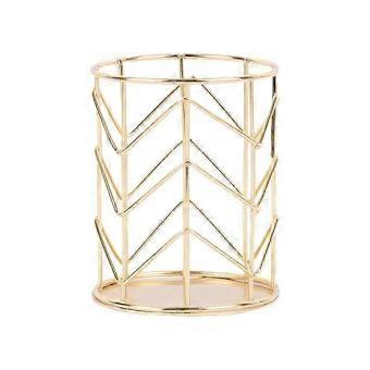 Minimalist Iron Makeup Brush Cylinder