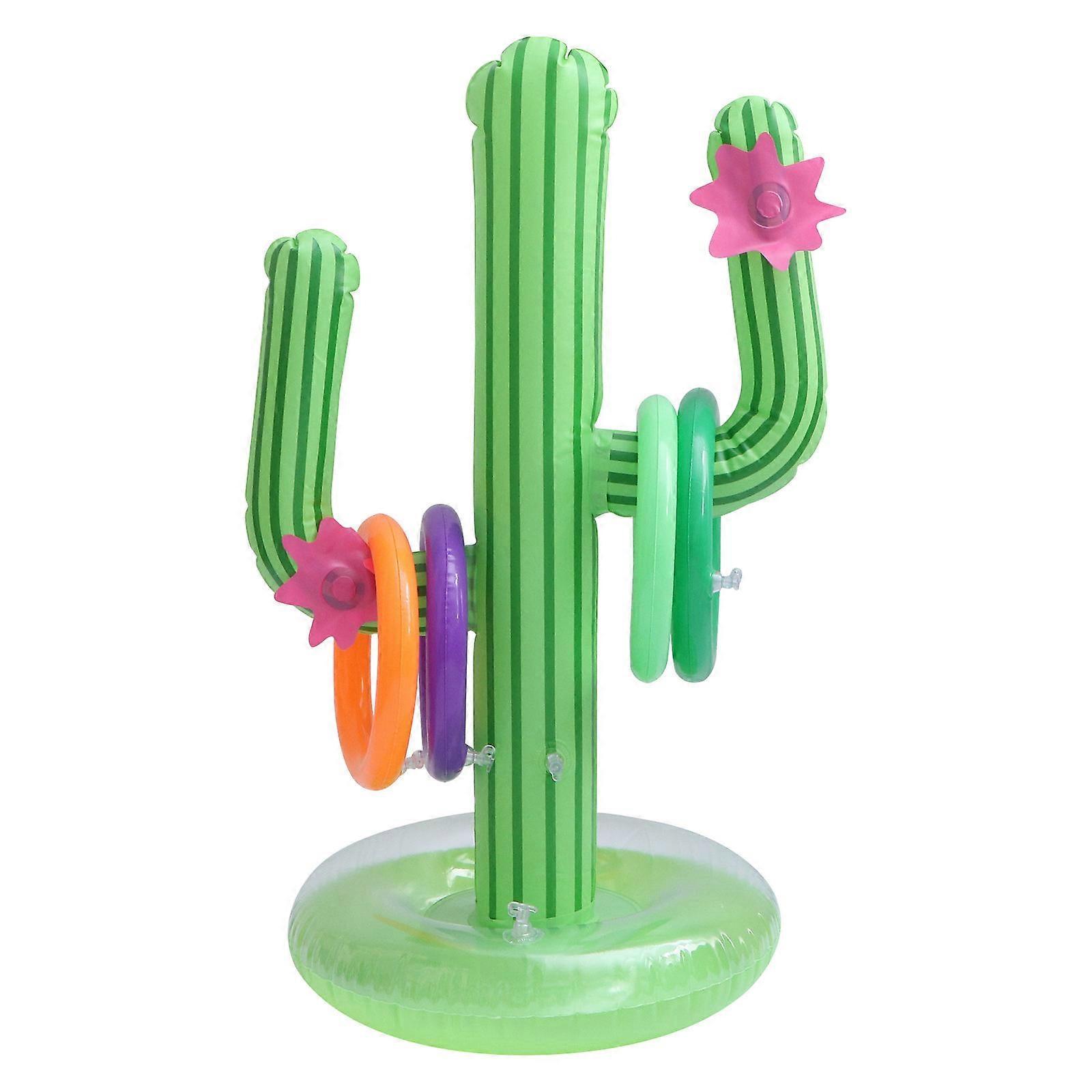 Inflatable Simulated Cactus compatible with Decor 1Set Durable PVC Green Model