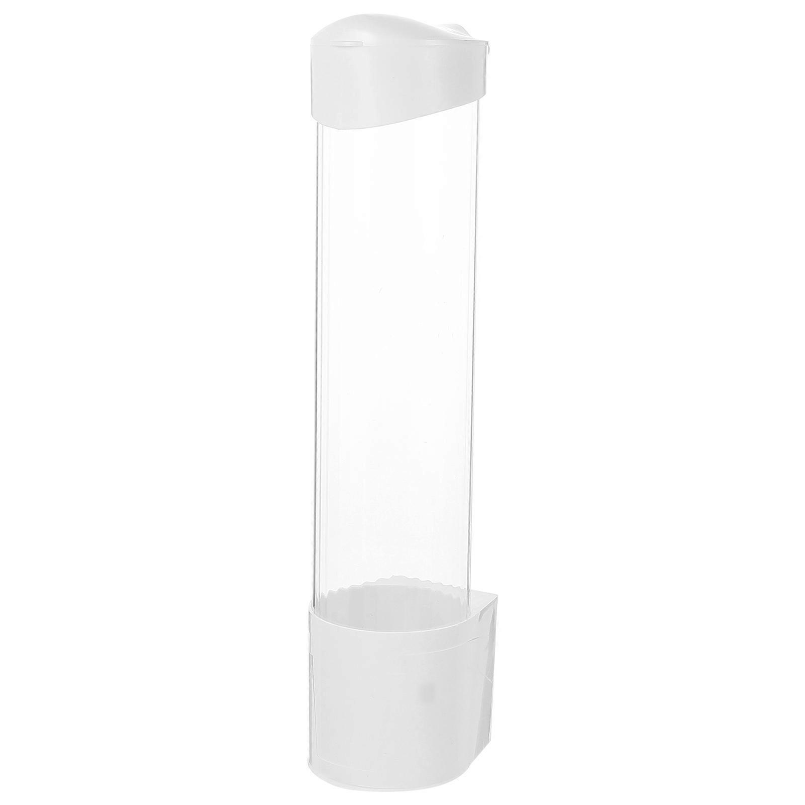 Pull-Type Wall-Mounted Cup Dispenser for Home with 3Pcs Cups