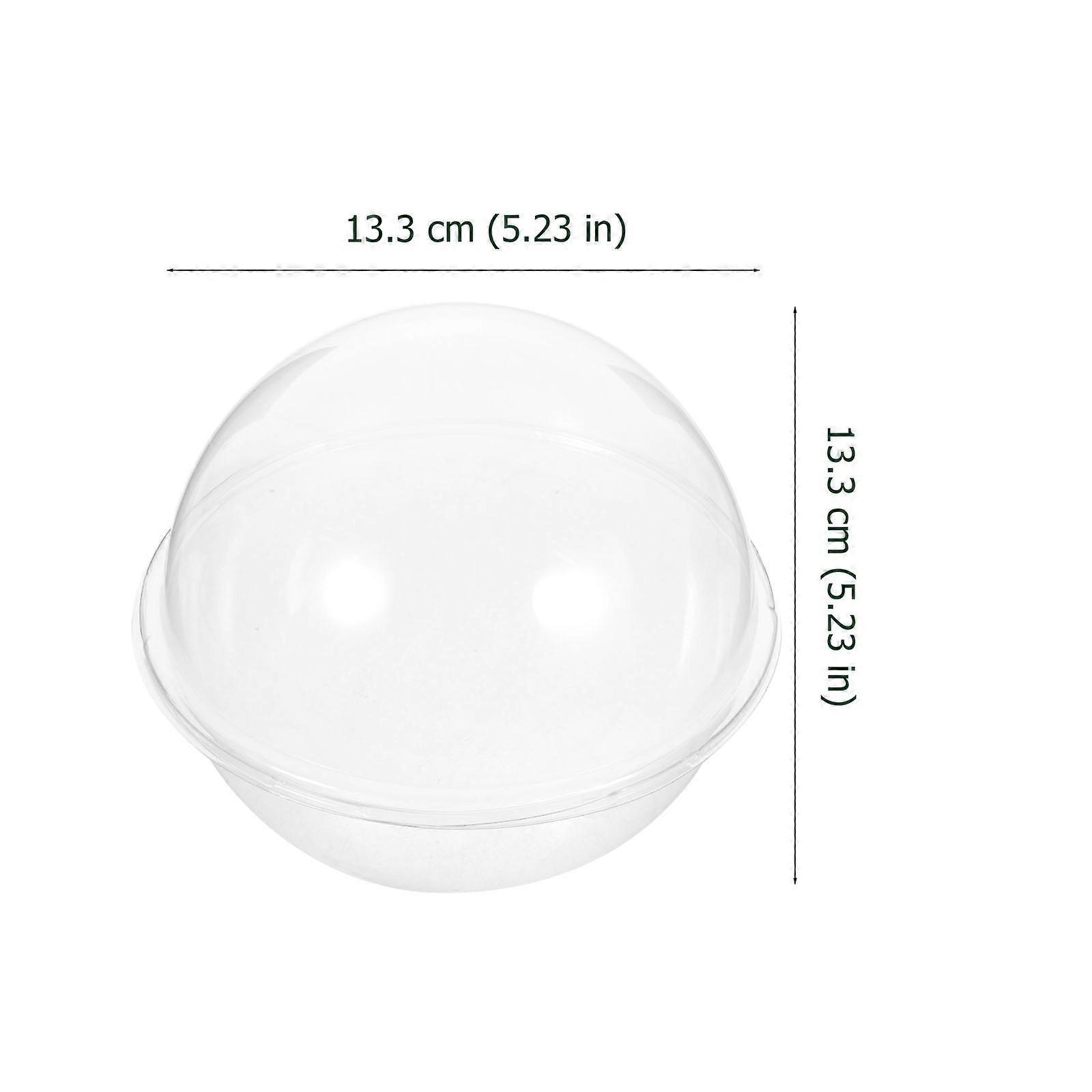 Cupcake Box Clear Single Cake Boxes compatible with Storage 10Pcs Transparent Pet