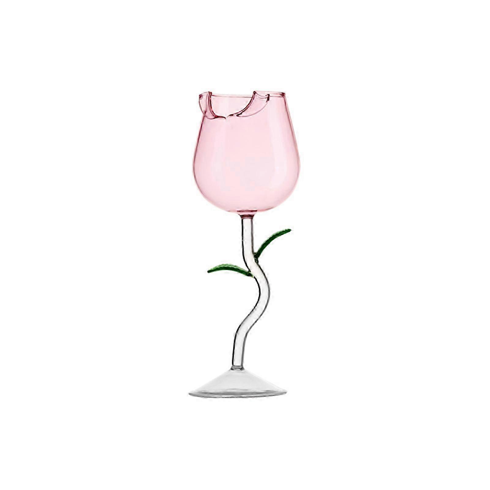 Rose-Bloom Borosilicate Cocktail Glass