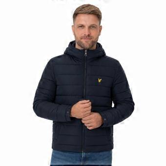 Lyle & Scott hettejakke med vattert passform