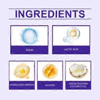 Protein Hair-Straightening Cream Contains Coconut Oil And Glycerin