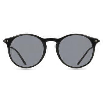 Giorgio Armani AR8121 500187 Full Rim Black Men Round Sunglasses UV3 Original