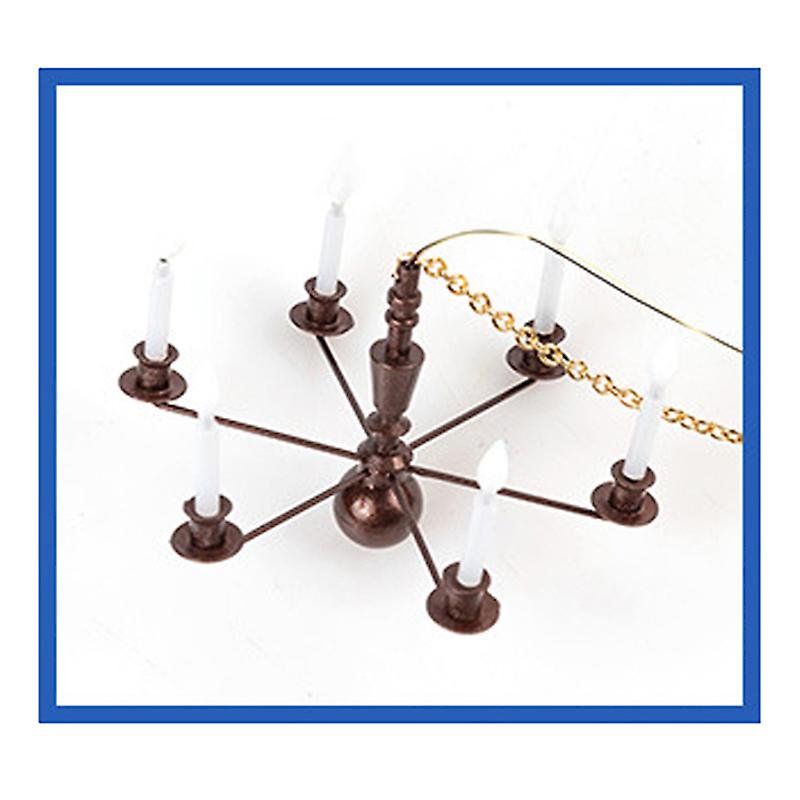 Kids Realistic Dollhouse Furniture Chandelier Sand Table Toy Led Ceiling Lamp
