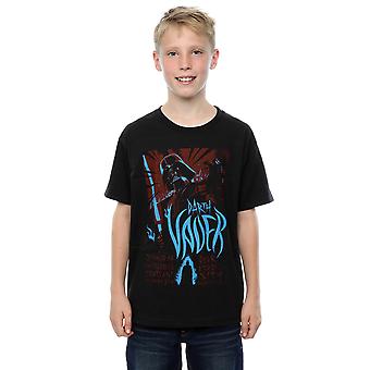 Star Wars jongens Darth Vader Rock Poster T-Shirt
