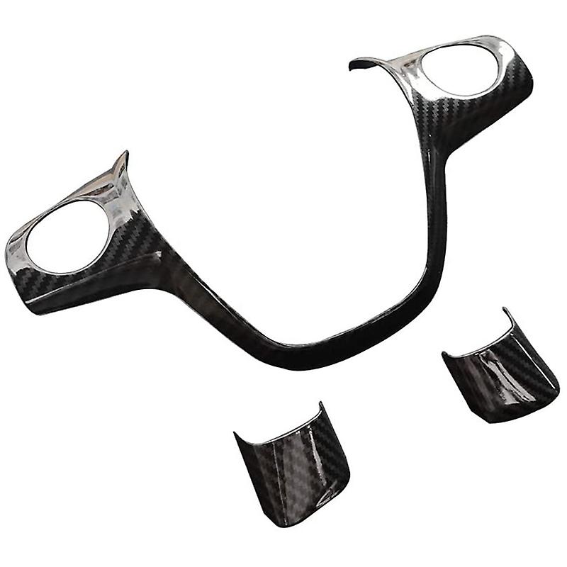 3PCS Carbon Fiber Color Steering Cover Trim Decorative Frame for Focus Escape Mk3 Kuga 2012-2015 Ac