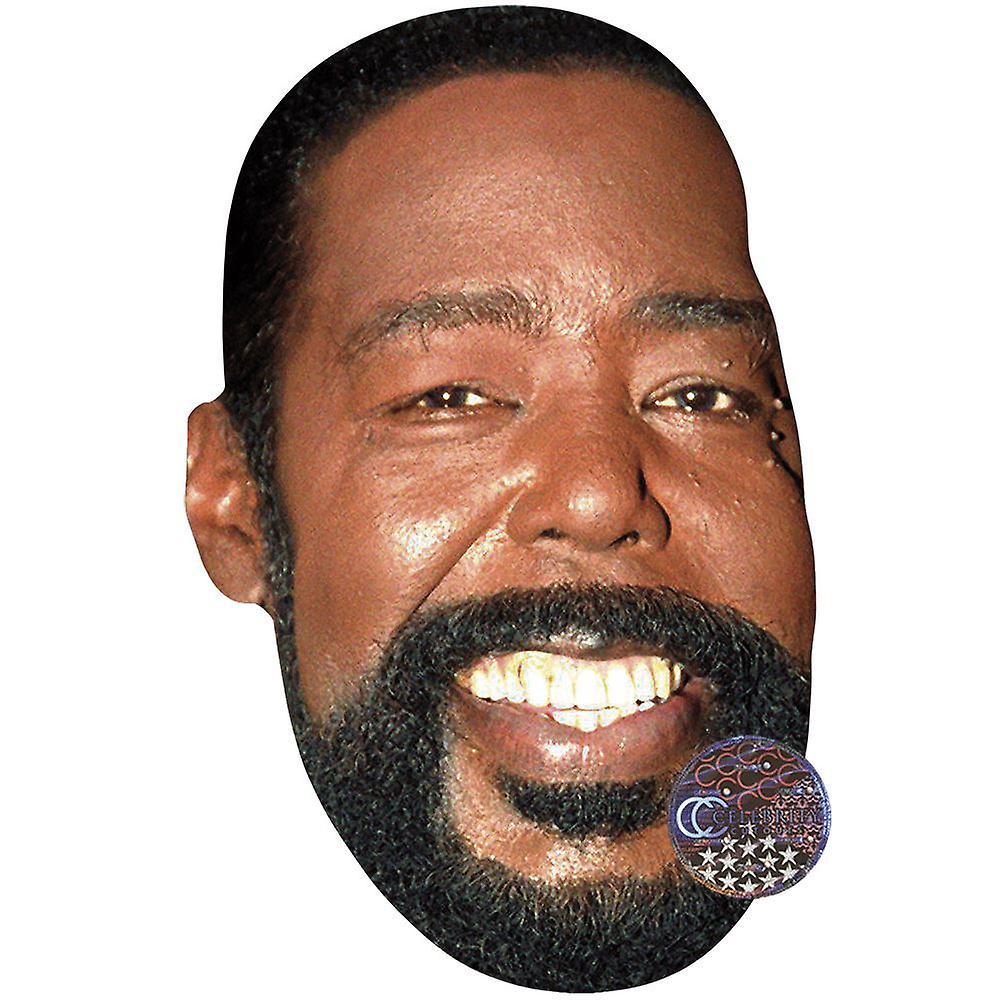 Barry White (Smile) Celebrity Mask, Flat Card Face