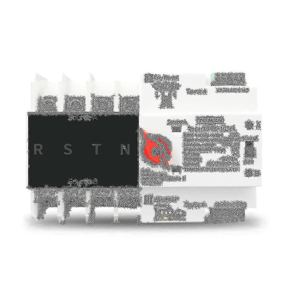 Tomzn Din Rail 4p Ats Dual Power Automatic Transfer Switch Electrical Selector Switches Uninterrupt