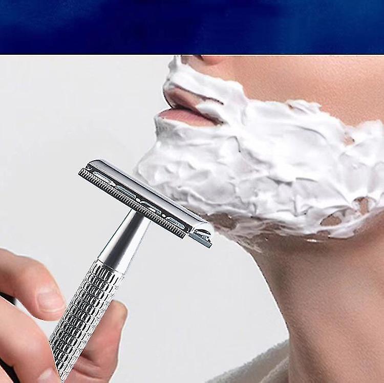 Classic Safety Razor For Men And Women Redesigned Noble Silver Metal ...
