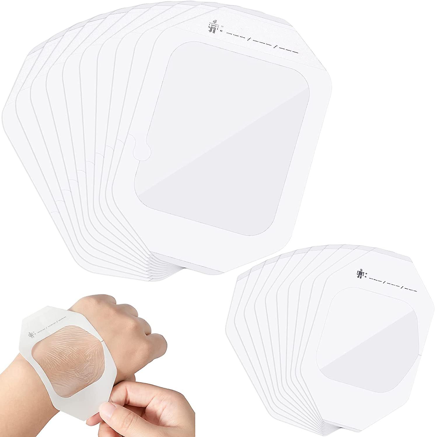 50 Pieces Transparent Film Dressing Includes Shower Waterproof Patch Waterproof Wound Bandage Adhesive Patches Post Shower