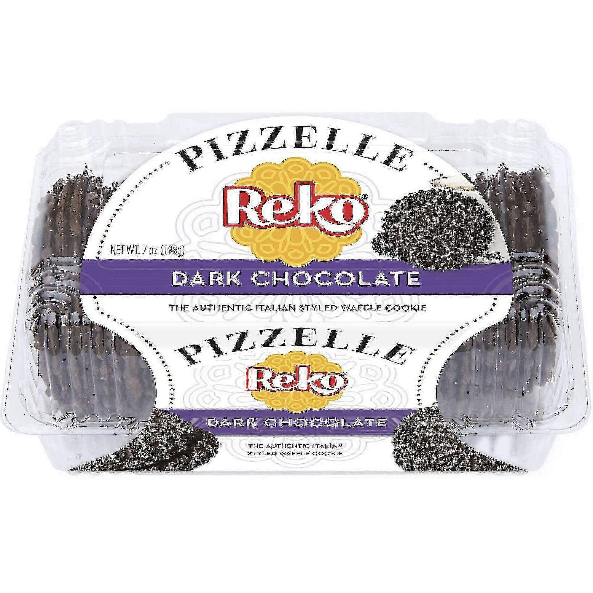 Reko Pizzelle 意大利华夫饼干,黑巧克力,7 盎司