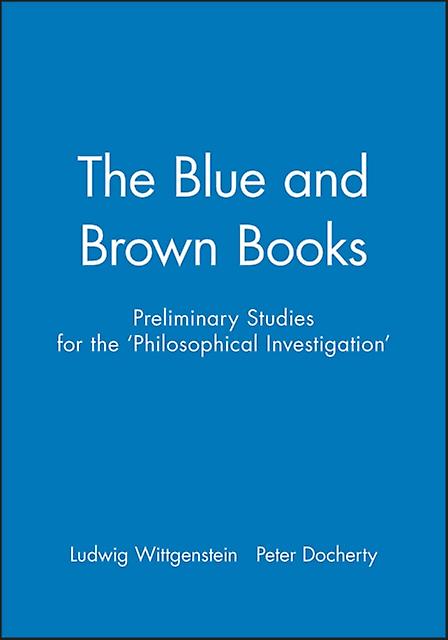 The Blue And Brown Books by Peter National Institute for Working Life Docherty Paperback