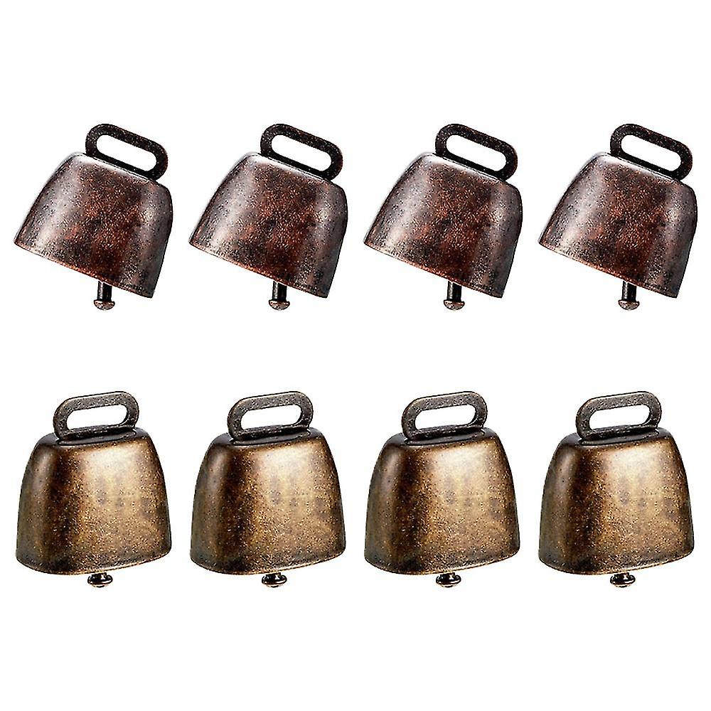 Vintage Cowbell μετάλλων εξατομικευμένο μίνι καμπάνα χαλκού Bell ελαφρύ αντι-χαμένο κουδούνι κατοικίδιων ζώων