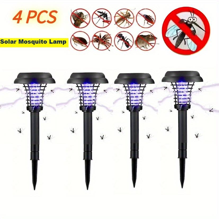 Eliminate Bugs Instantly With Solar-powered Bug Zapper Outdoor Lights - Indoor & Outdoor Use! Solar Mosquito Killer Light
