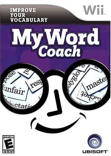 My Word Coach  Game - Wii - PAL - New & Sealed