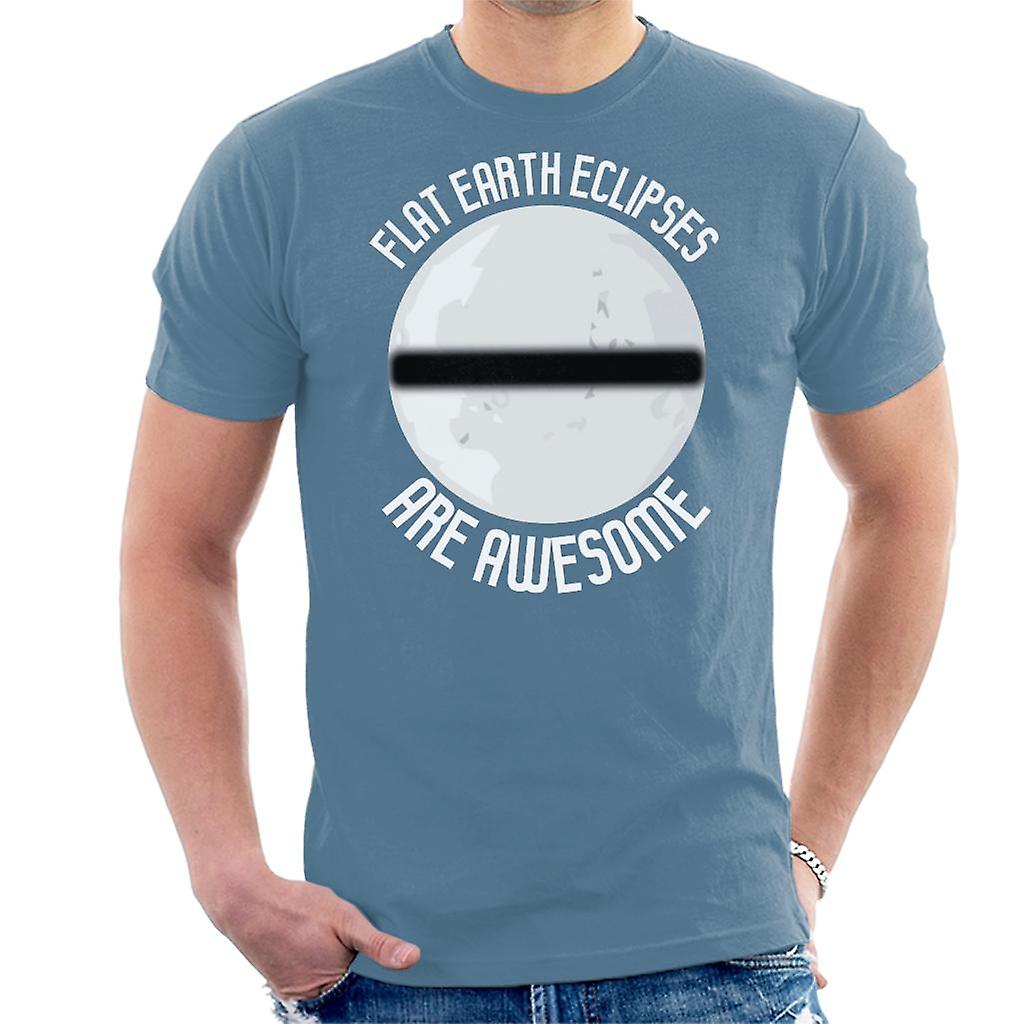 Flat Earth Eclipses Are Awesome Men's T-Shirt