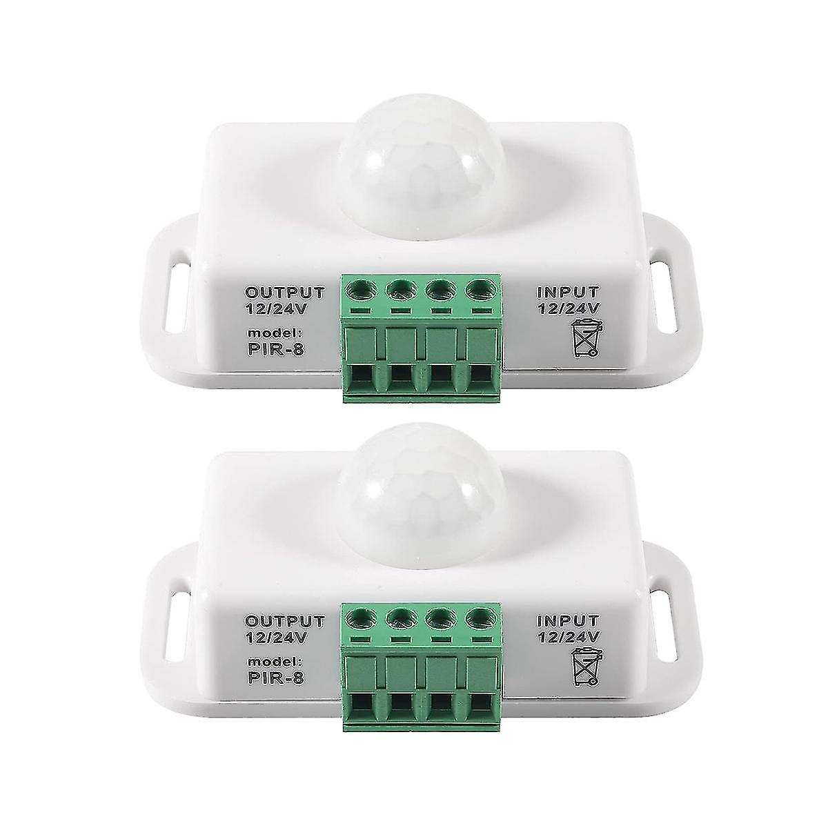 Dc 12v/24v 8a Body Infrared Pir Motion Sensor Switch Led Light Strip Automatic,pir Sensor Led Motio