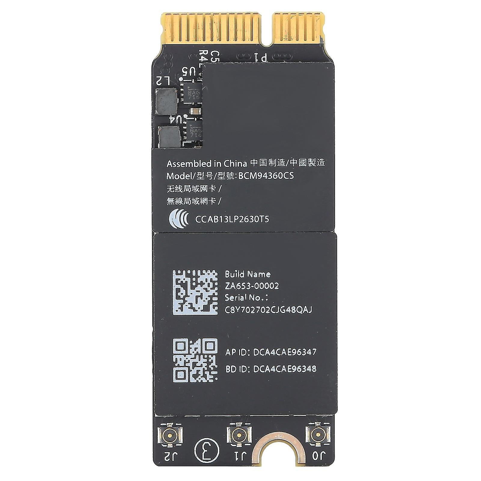 Wireless Network Card Gigabit Bluetooth 4.0 For Os X Notebook Pro A1425 A1502 A1398 Bcm94360cs