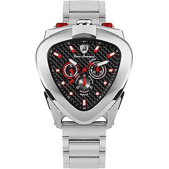 Sp 12h Men's Analog Quartz Watch with Stainless Steel Bracelet T20CH-A-B