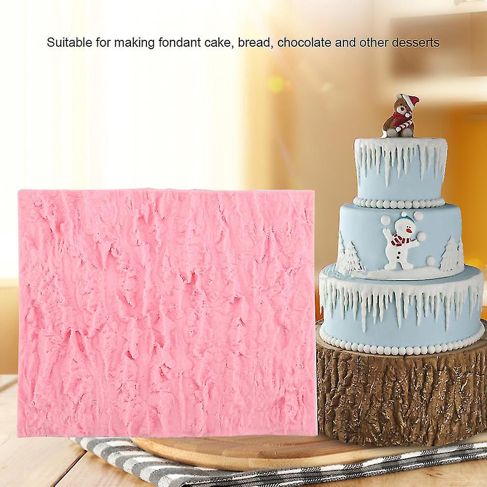 Artistic Silicone Tree Bark Fondant Cake Mold - Create Stunning Bread, Chocolate, and Dessert Creations with this DIY Baking piece