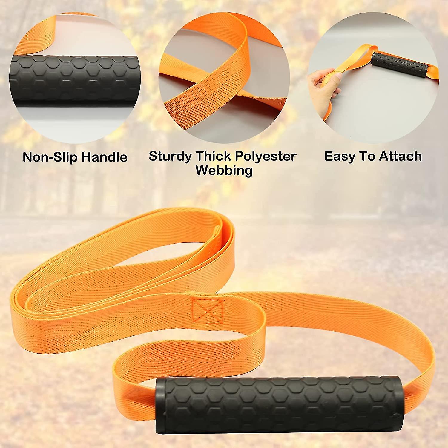 3pcs Deer Drag Rope With Non-slip Handle, Heavy Duty Deer Drag Strap ...