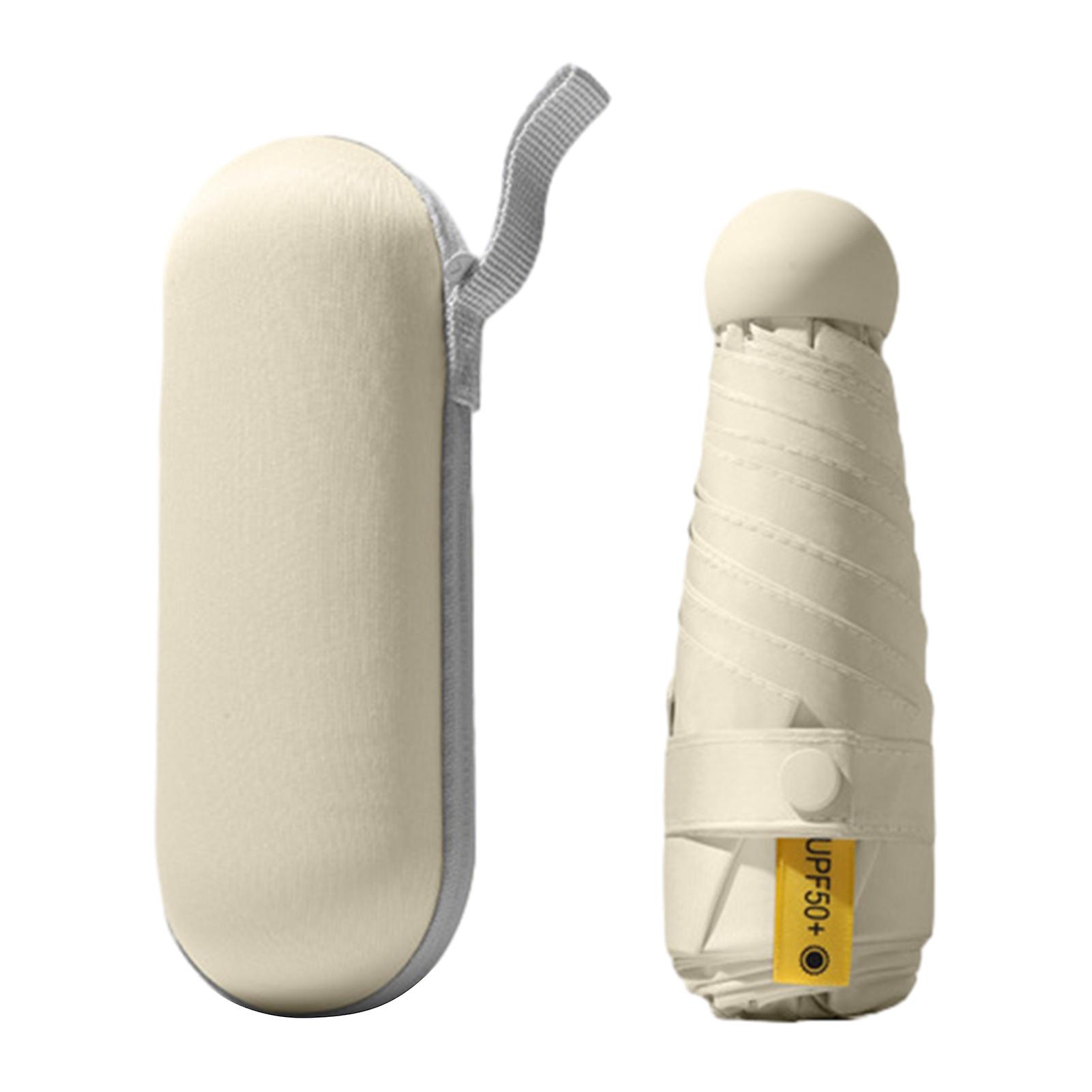 Mini Five-Fold Ultra-Light Umbrellas High-density Sunscreen Umbrellas for Shopping Travel