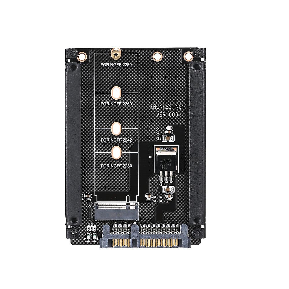 NGFF to SATA Adapter Card M.2 KEY B-M SSD SATA3.0 Converter Support Model 2230 2242 2260 2280