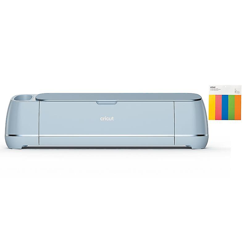 Cricut Maker 3 kesme makinesi + 10 kendinden yapışkanlı karton kağıt, parlak renkler 33 x 33 cm