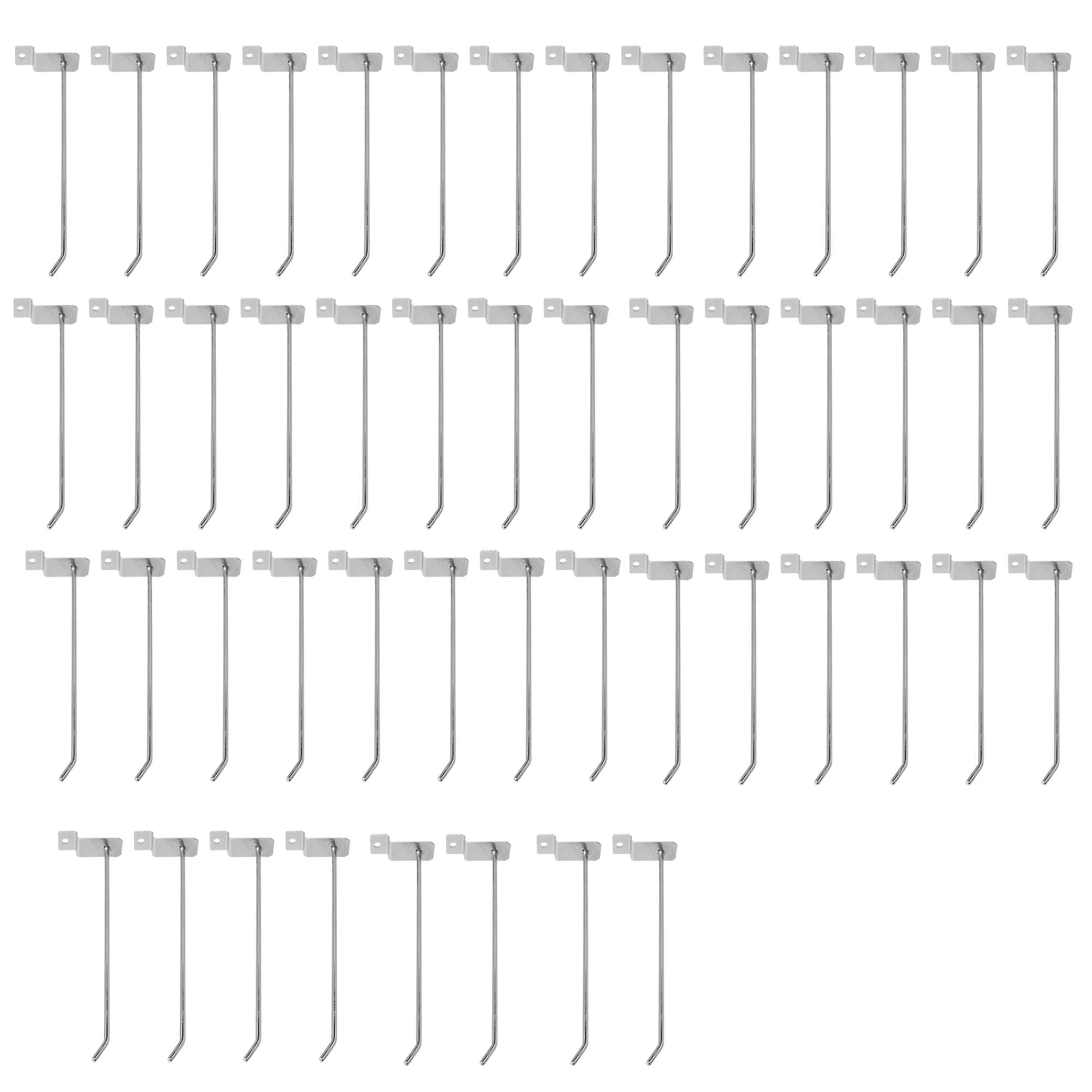 50PCS Slatwall Pin Arm Fitting Prong Hanger 4.2x200mm Shop Display Tools