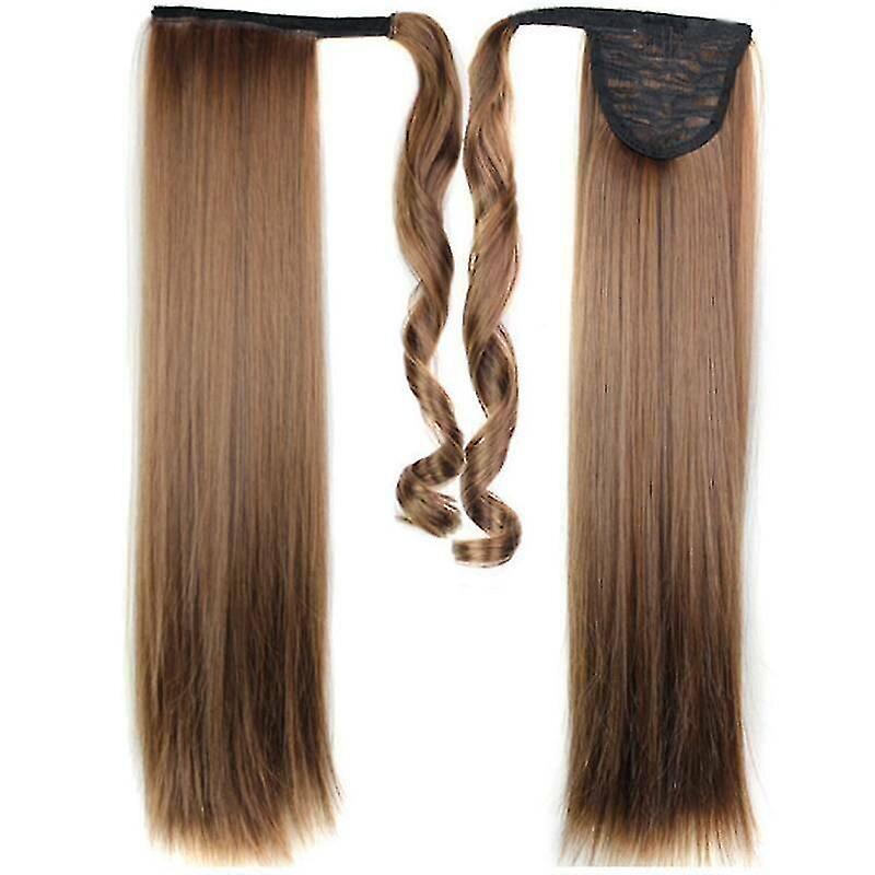 Hair Extensions 60cm2-30m Ladies Women's Clip In As Hair Extension Pony Tail Wrap Around Wrap On Ponytail