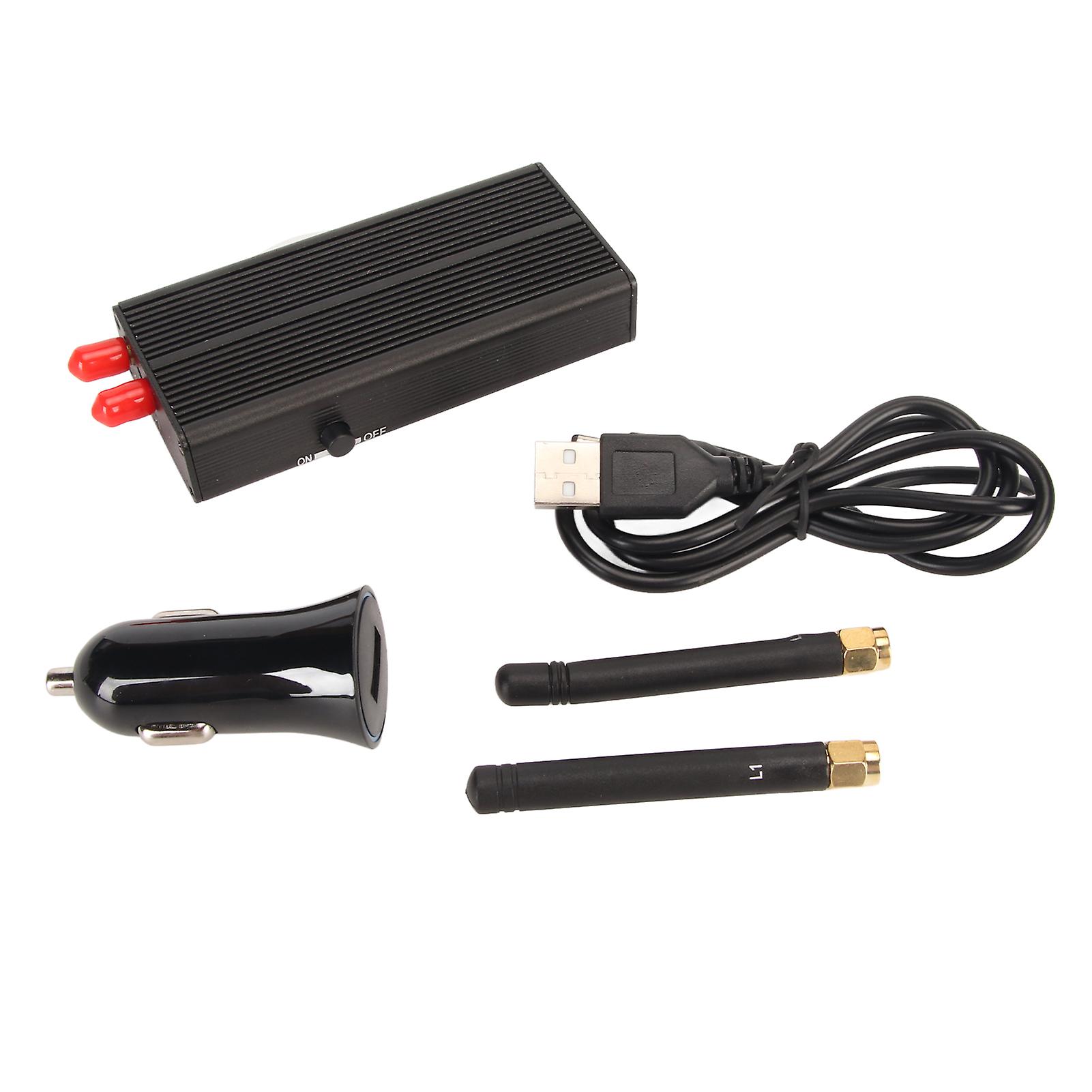 Concealed Camera Detector Handheld Dual Channel Bug GPS Anti Listening Monitoring Device Signal Finder for Hotel Home Black