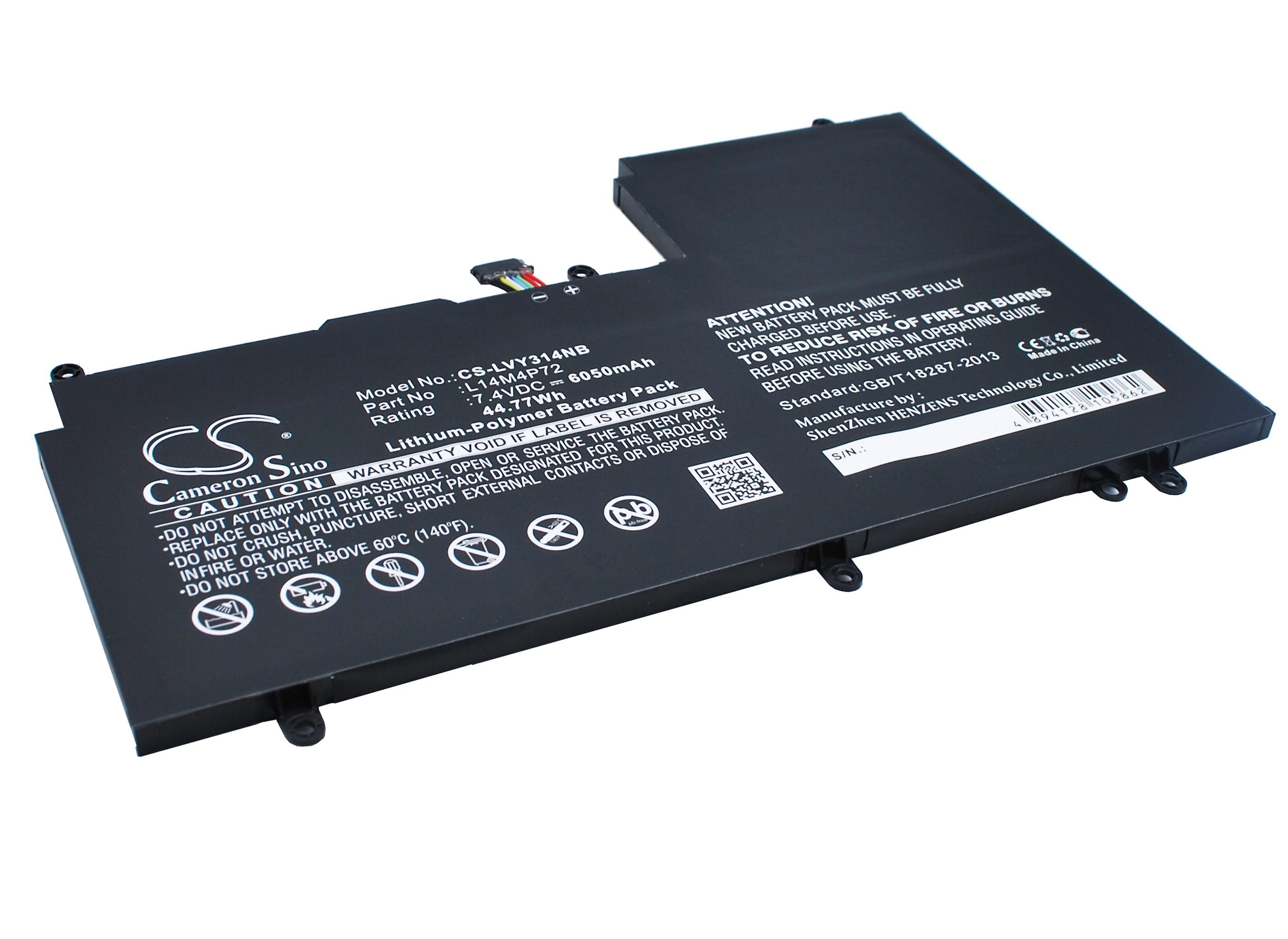 Batteria Lenovo Originale L14M4P72 L14S4P72 Per Yoga 3 14 E Yoga 700 14ISK - 45Wh