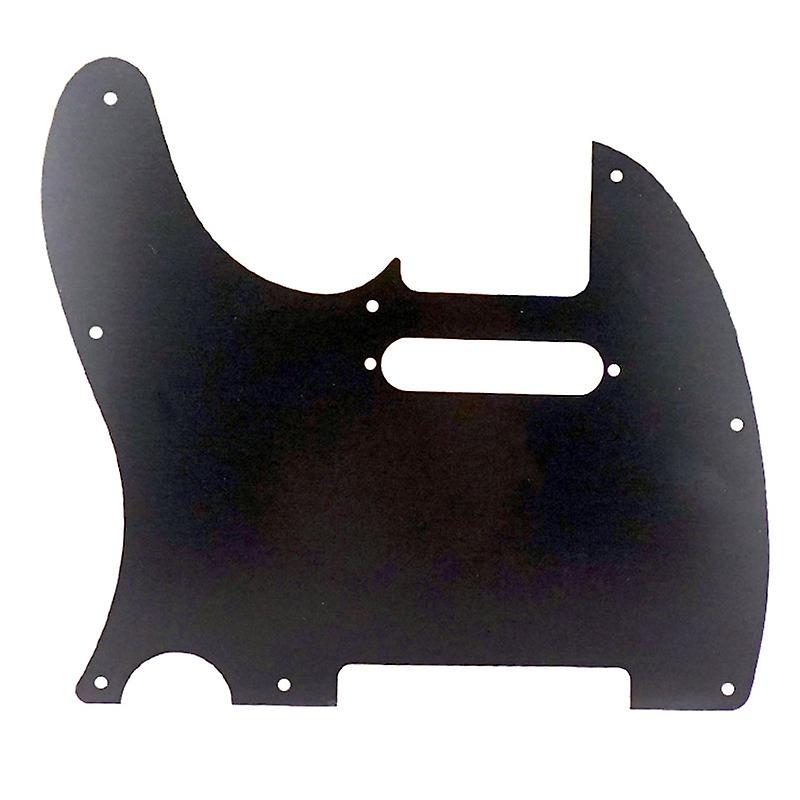Black 8 Hole Tele Guitar Metal Pick Guard For Standard Pickguard Replacement