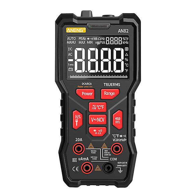 Aneng An82 9999 Counts Digital Multimeter Ac/dc Ammeter Volt Ohm Tester Meter Frequency Current Voltage Factor Meter.