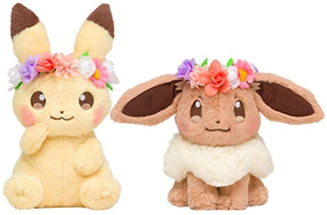 Cartoon Game Pikachu Plush Dolls 20cm 2 Pieces / Set