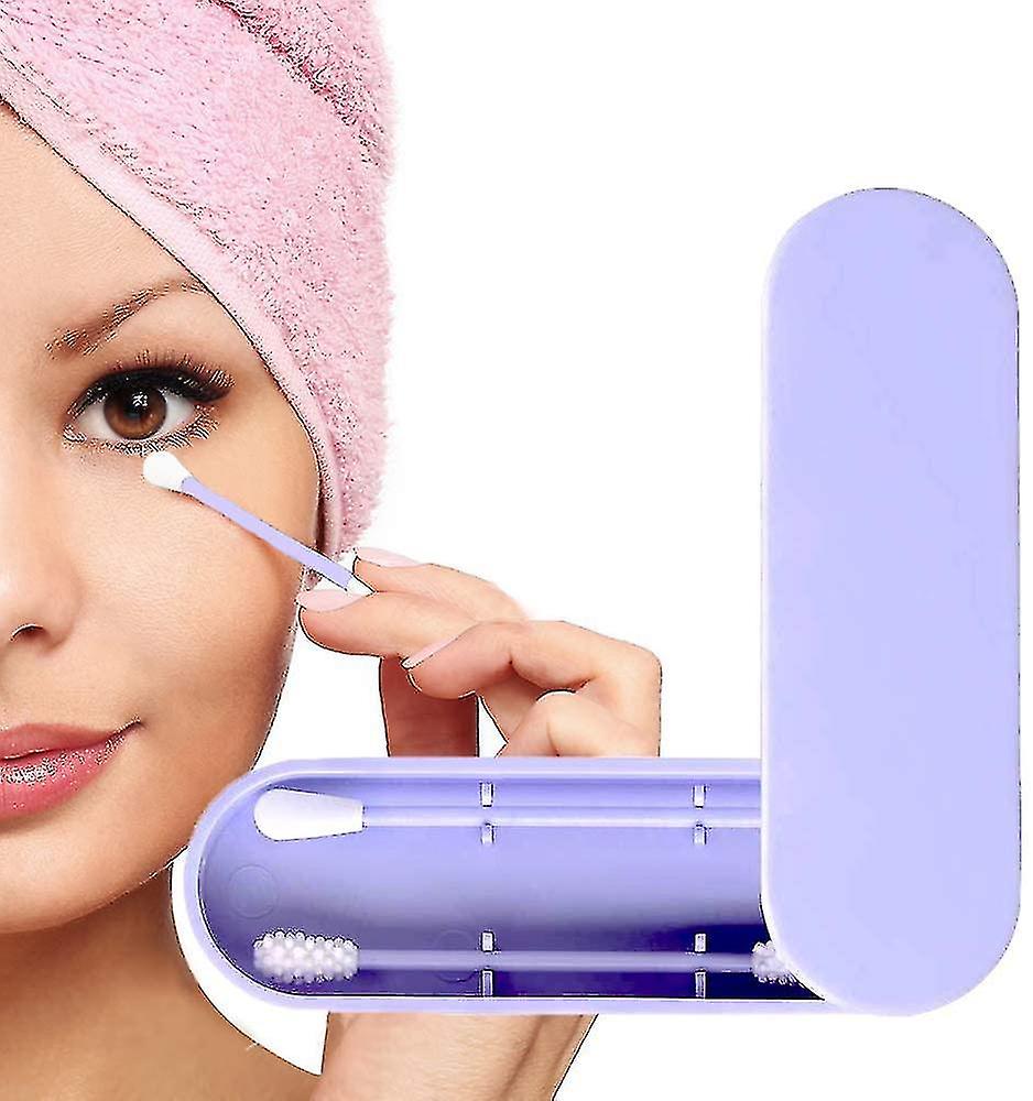 Reusable Double Sided Eco-friendly Cotton Swab With Storage Case