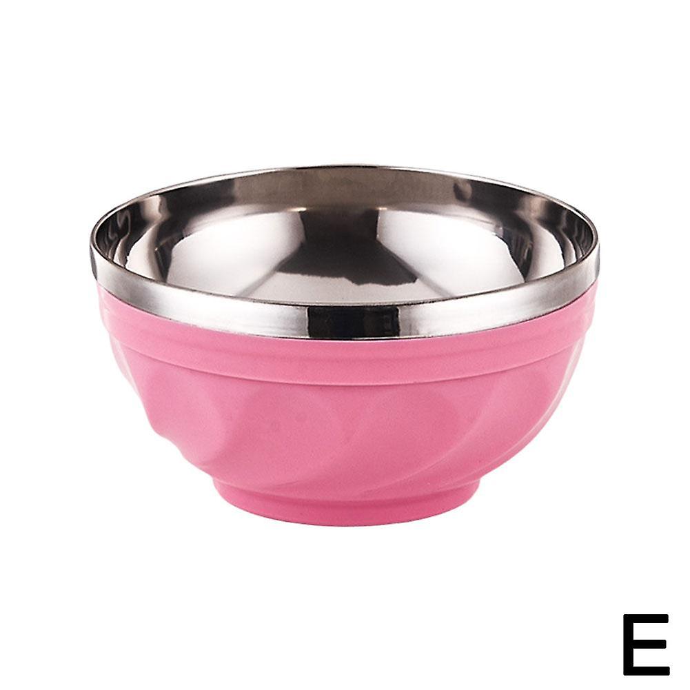 Colorful Multifunctional Double-layer Stainless Steel Bowl