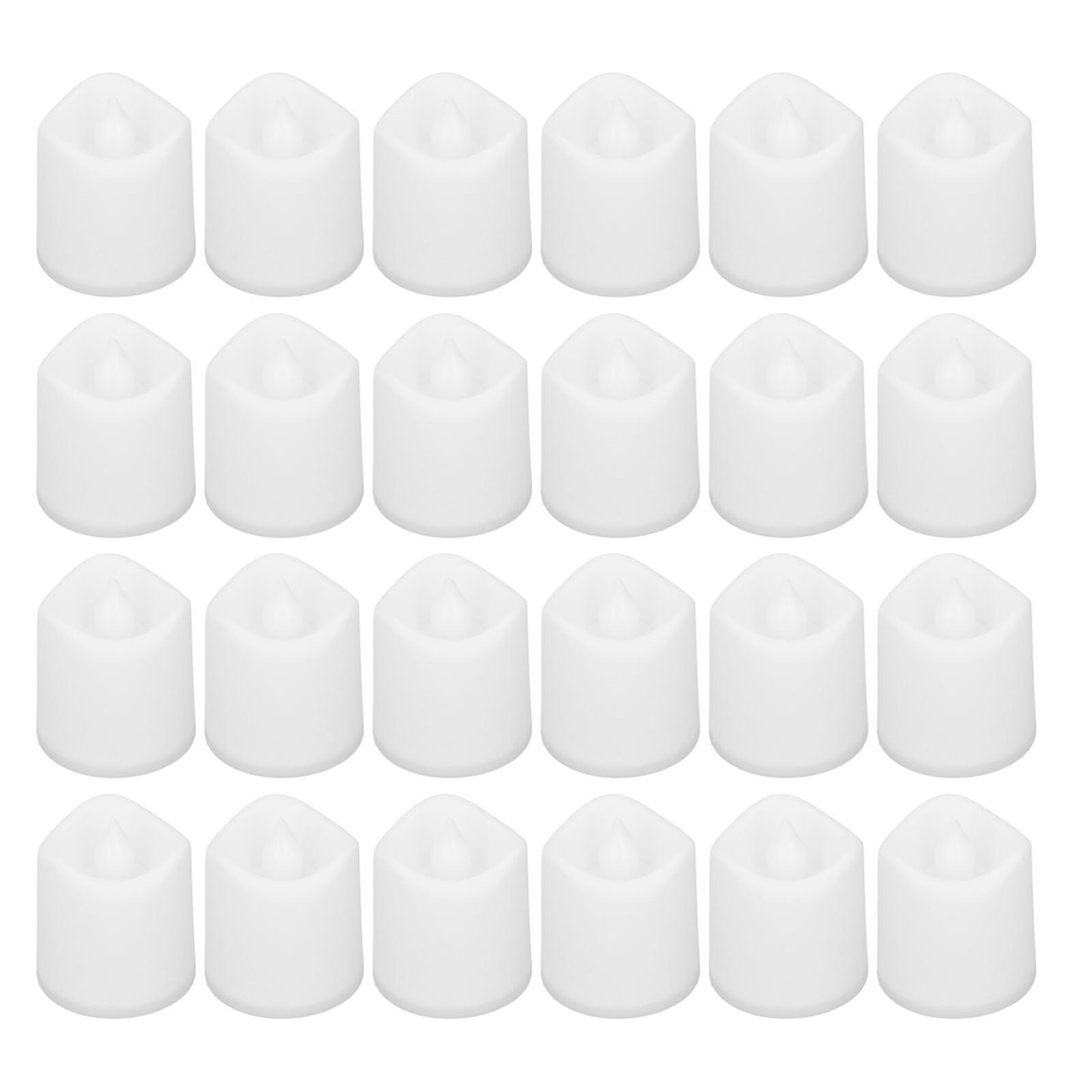 24pcs Electronic Candles Plastic Safe Environment Friendly Romantic Flameless LED Tea Lights for Wedding