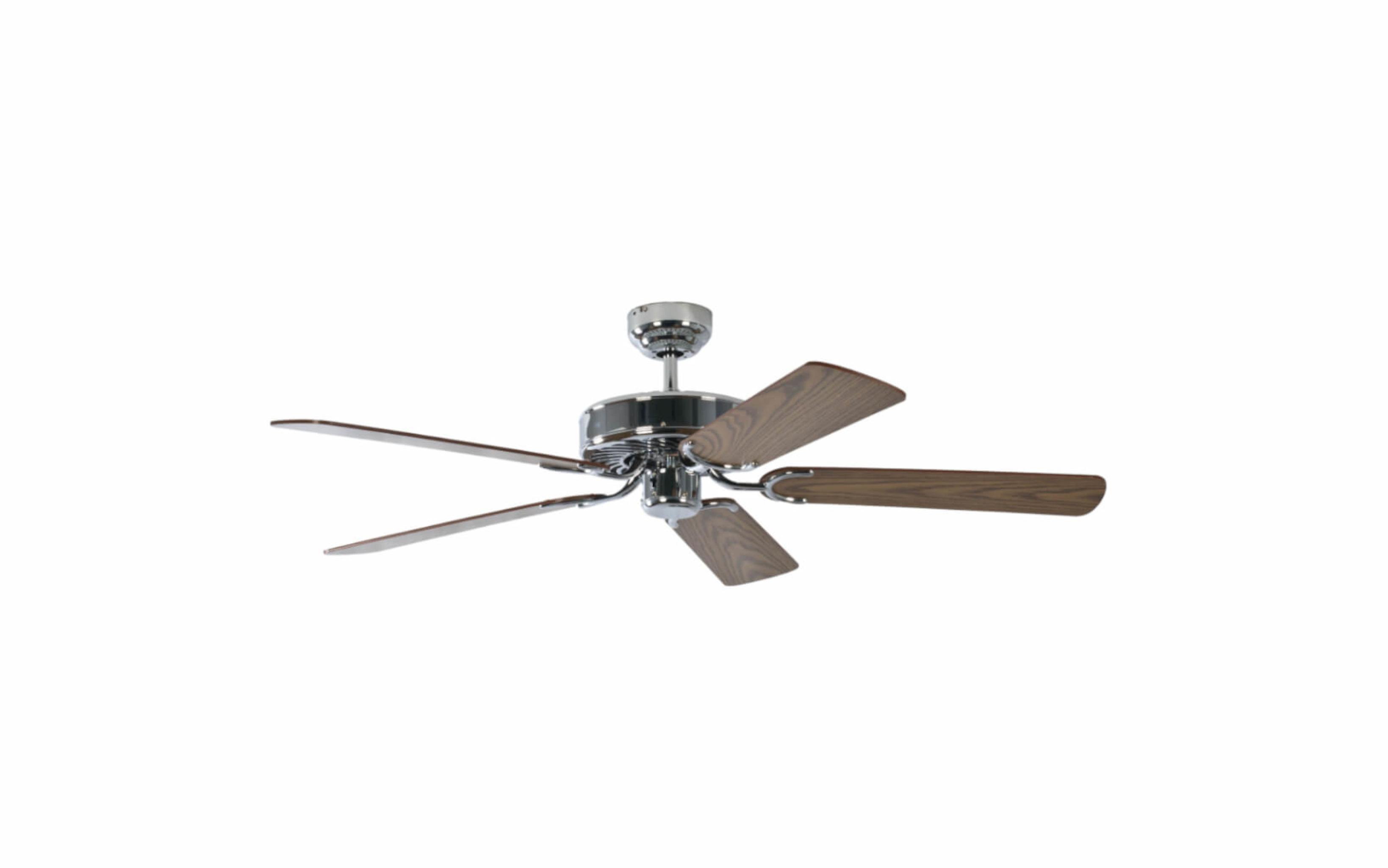 Deckenventilator Potkuri Stahl / Eiche