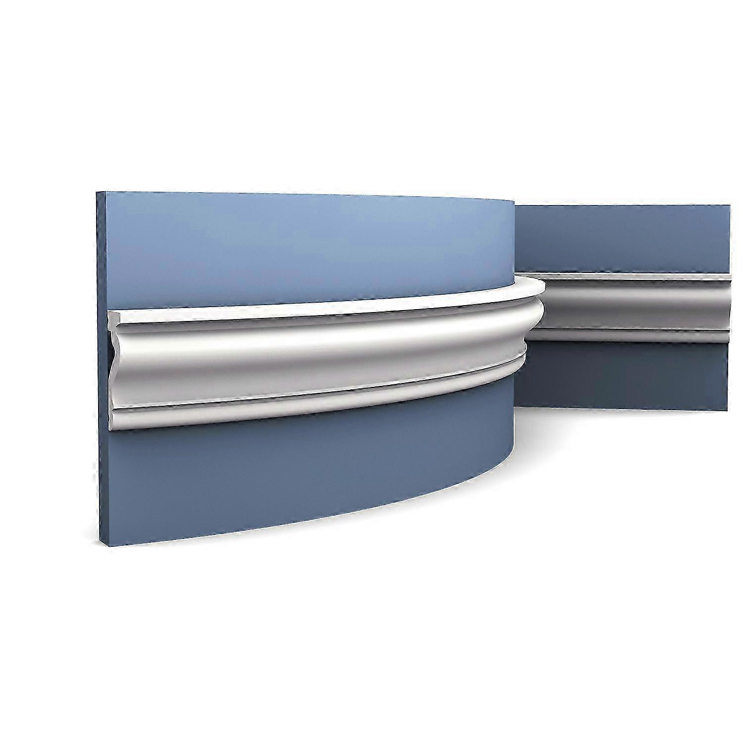 Orac Decor 1 x Flexible moulding DX174F LUXXUS white Purotouch® pre-primed lightweight, sturdy, dimensionally stable