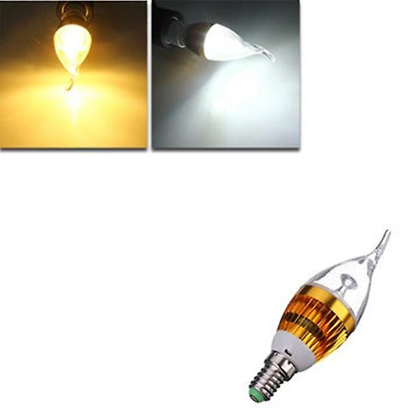 E14 4.5w 800-850lm White/warm White 3led Candle Light Bulb Ac 85-265v