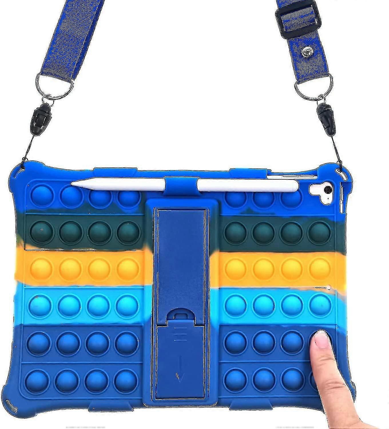 Pop It for Ipad Case 8th 7th Gen 10.2 Kids Boys ، Poppet تململ Push B