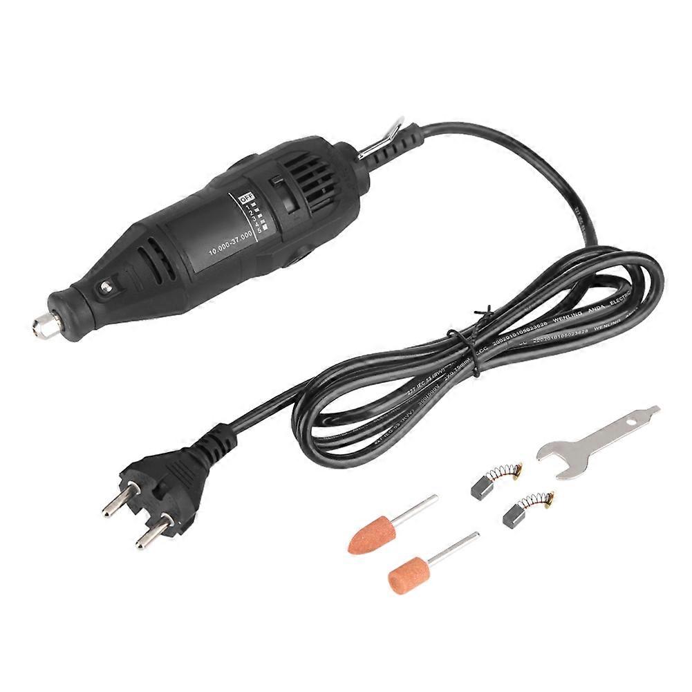 5 Variable Speed Electric Grinder Rotary Power Drill Tools with Accessory 220V