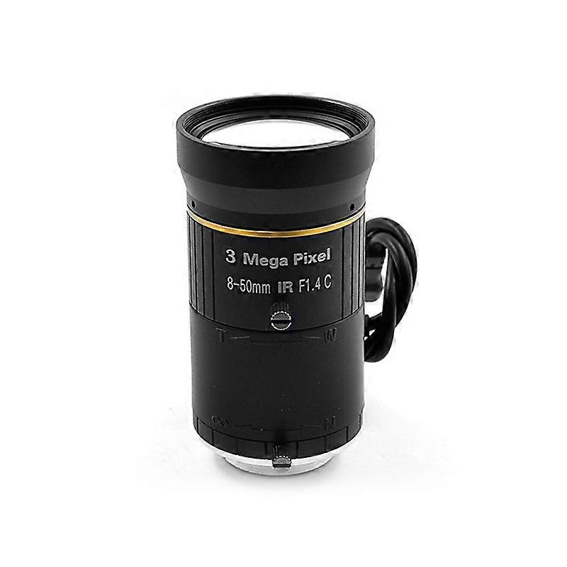 8-50mm 1/2 C-Mount Automatic Iris Lens Large Target HD Network Lens CCTV LENS Camera Accessories