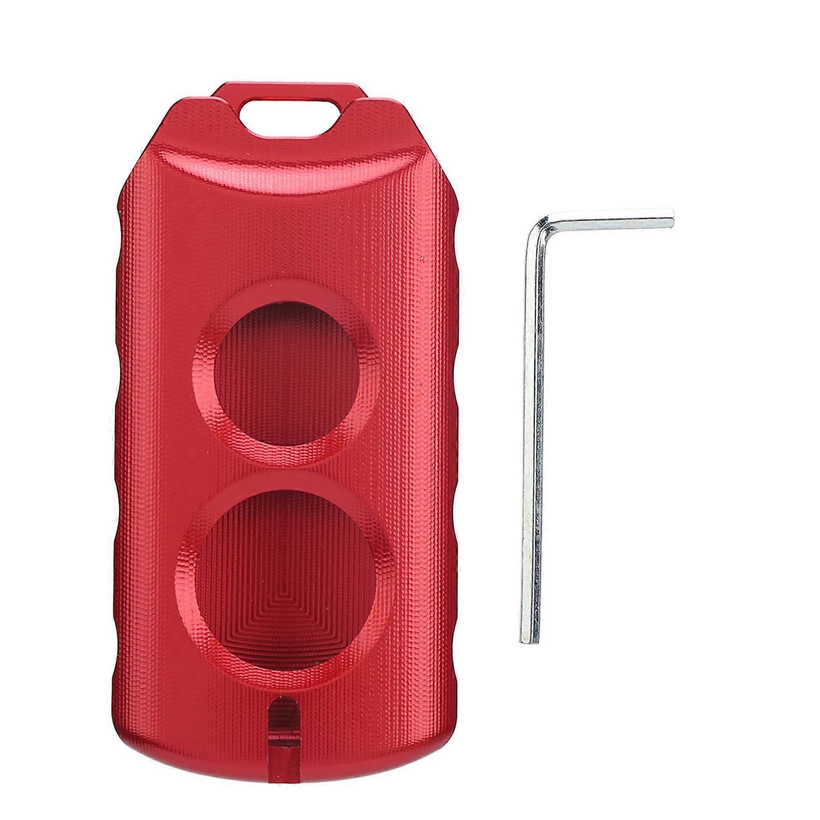 Motorcycle Key Case Aluminum Alloy Key Fob Protector Cover for Xmax 125 250 300 400 Nmax Nvx 125 Aerox 155 Red NO.9209