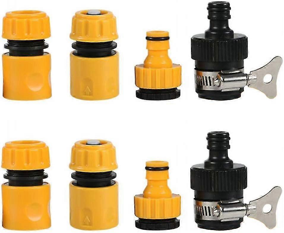 Kunststoff-Gartenschlauch-Anschlusssatz Schnellhahn Gartenschlauchverbinder